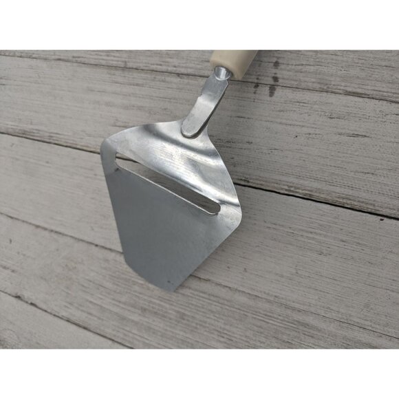 Vintage Ekco #2 Stainless Steel Cheese Slicer Planer Plane Almond Handle 9" - Picture 7 of 7